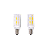 Bulbrite 861602 5W LED T6 Light Bulb 2700K Dimmable E12 550 Lumens 120V 2PK