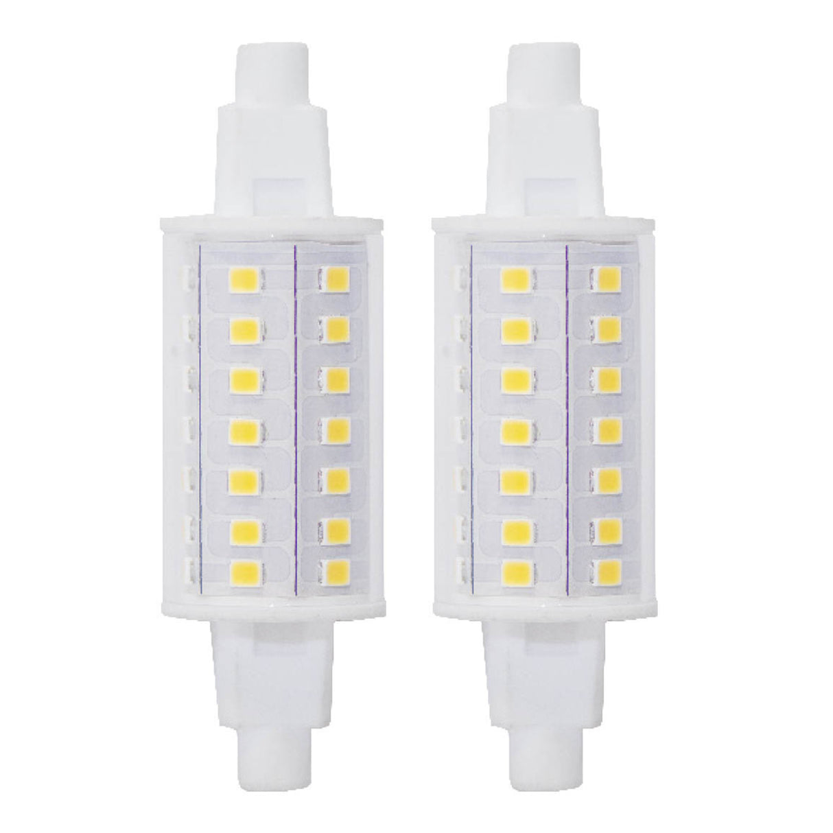 Bulbrite 861605 6W LED J Type Light Bulb 3000K Dimmable R7S 550 Lumens 120V 2PK