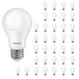 Bulbrite 861698 Bulbrite LED Filament Pack of (36) 9 Watt Dimmable A19 Light Bulb with Frost Glass Finish and Medium (E26) Base - 2700K (Warm White Light), 800 Lumens
