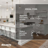 Bulbrite 774258 LED Filament Pack of 25, 9 Watt Dimmable A19 Light Bulb with Frost Finish and Medium Screw E26 Base - 3000K (Soft White Light) 800 lumens