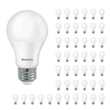 Bulbrite 861730 Bulbrite LED Filament Pack of (48) 9 Watt Dimmable A19 Light Bulb with Frost Glass Finish and Medium (E26) Base - 5000K (Soft Daylight Light), 800 Lumens