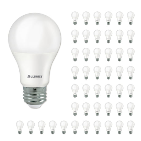 Bulbrite 861730 Bulbrite LED Filament Pack of (48) 9 Watt Dimmable A19 Light Bulb with Frost Glass Finish and Medium (E26) Base - 5000K (Soft Daylight Light), 800 Lumens