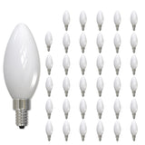 Bulbrite 861743 Bulbrite LED Filament Pack of (36) 4.5 Watt Dimmable B11 Light Bulb with Milky Glass Finish and Candelabra  (E12) Base - 3000K (Soft White Light), 400 Lumens