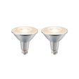 Bulbrite 861792 15W LED PAR38 Light Bulb 2700K Dimmable E26 1200 Lumens 120V 2PK