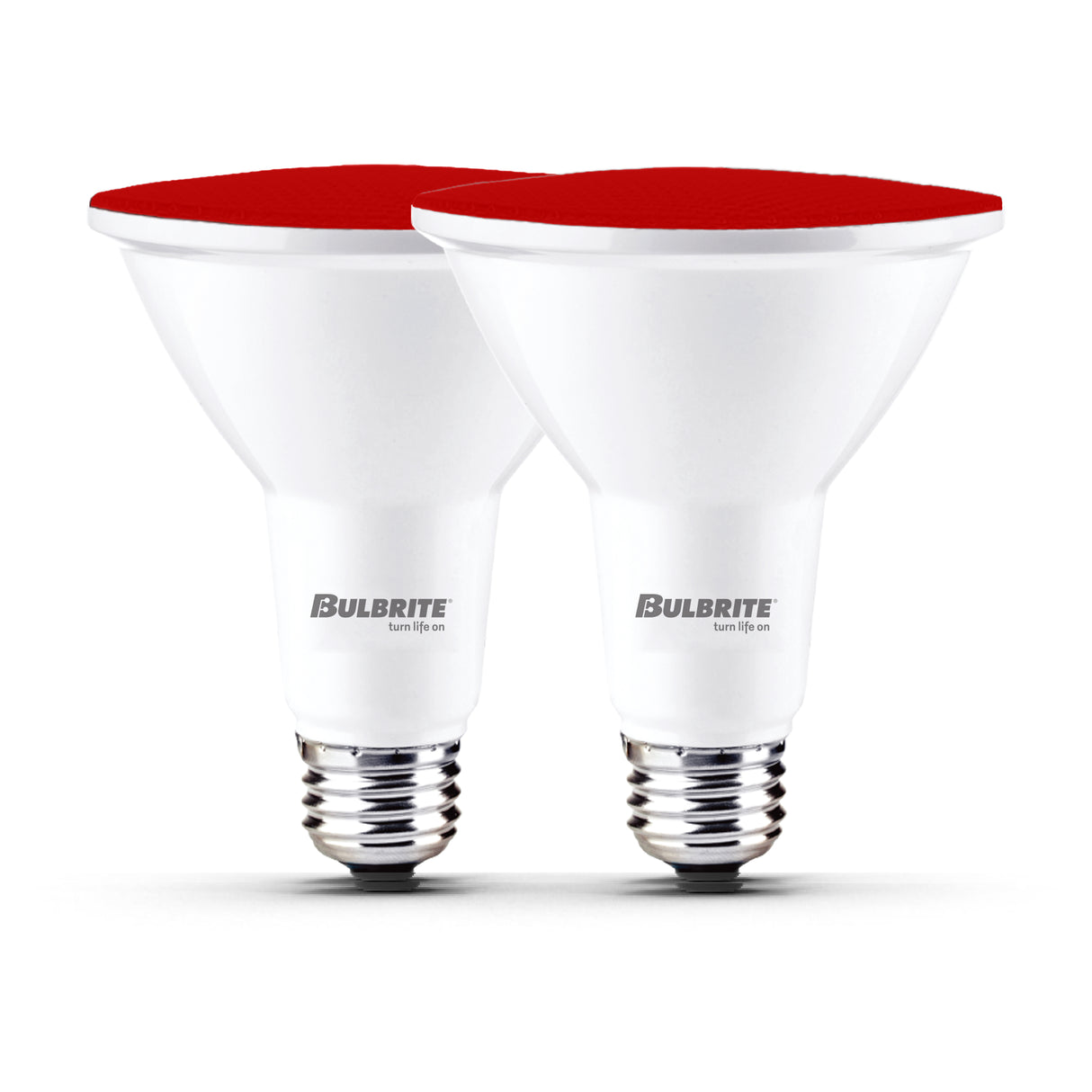 Bulbrite 861906 90-Watt Equivalent, Red Color PAR38 Weatherproof Outdoor E26 Medium Base Flood LED Light Bulb