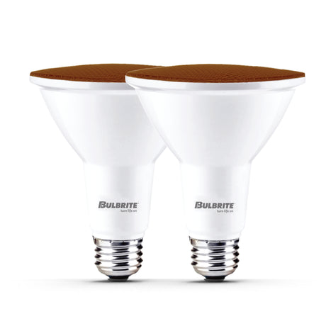 Bulbrite 861907 90-Watt Equivalent, Amber Color PAR38 Weatherproof Outdoor E26 Medium Base Flood LED Light Bulb