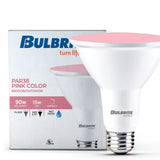 Bulbrite 861910 90-Watt Equivalent, Pink Color PAR38 Weatherproof Outdoor E26 Medium Base Flood LED Light Bulb