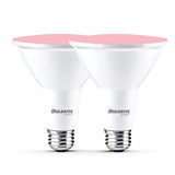 Bulbrite 861910 90-Watt Equivalent, Pink Color PAR38 Weatherproof Outdoor E26 Medium Base Flood LED Light Bulb