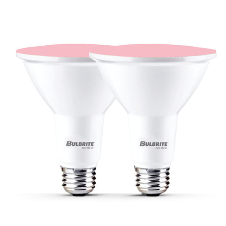 Bulbrite 861910 90-Watt Equivalent, Pink Color PAR38 Weatherproof Outdoor E26 Medium Base Flood LED Light Bulb