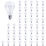 Bulbrite 861944 25W Incandescent A19 Light Bulb 2700K Dimmable E26 110 Lumens 130V 50PK