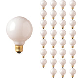Bulbrite 861957 25W Incandescent G25 Light Bulb 2700K Dimmable E26 130 Lumens 120V 24PK