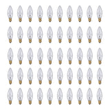 Bulbrite 861959 5W Incandescent B8 Light Bulb 2700K Dimmable E12 25 Lumens 130V 50PK