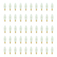 Bulbrite 861960 15W Incandescent B8 Light Bulb 2700K Dimmable E12 75 Lumens 130V 50PK