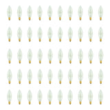 Bulbrite 861960 15W Incandescent B8 Light Bulb 2700K Dimmable E12 75 Lumens 130V 50PK
