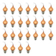Bulbrite 861969 7.5W Incandescent S11 Light Bulb 2700K Dimmable E26 120V 25PK