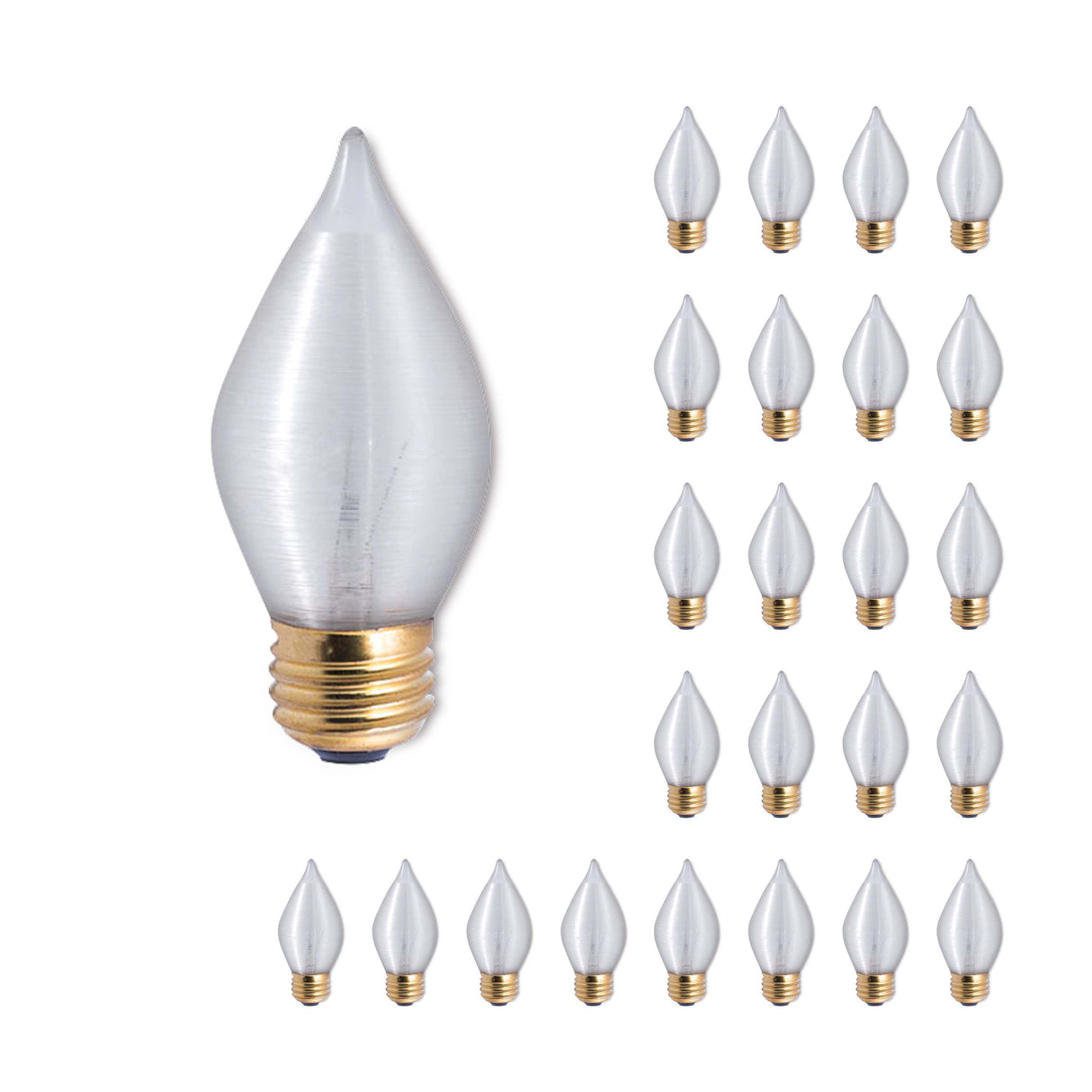 Bulbrite 861979 40W Incandescent C15 Light Bulb Dimmable E26 310 Lumens 130V 25PK