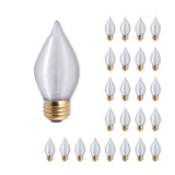 Bulbrite 861979 40W Incandescent C15 Light Bulb Dimmable E26 310 Lumens 130V 25PK