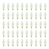 Bulbrite 861985 25W Incandescent B8 Light Bulb 2700K Dimmable E12 220 Lumens 120V 50PK