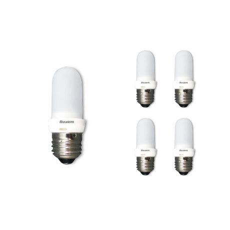 Bulbrite 861994 100W Halogen JDD Light Bulb 2900K Dimmable E26 1300 Lumens 120V 5PK