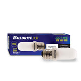 Bulbrite 861996 150W Halogen T8 Light Bulb 2900K Dimmable E26 2100 Lumens 120V 5PK