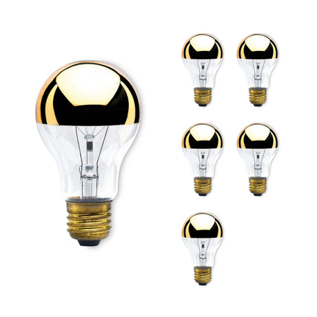 Bulbrite 862025 60W Incandescent G25 Light Bulb 2700K Dimmable E26 540 Lumens 120V 6PK