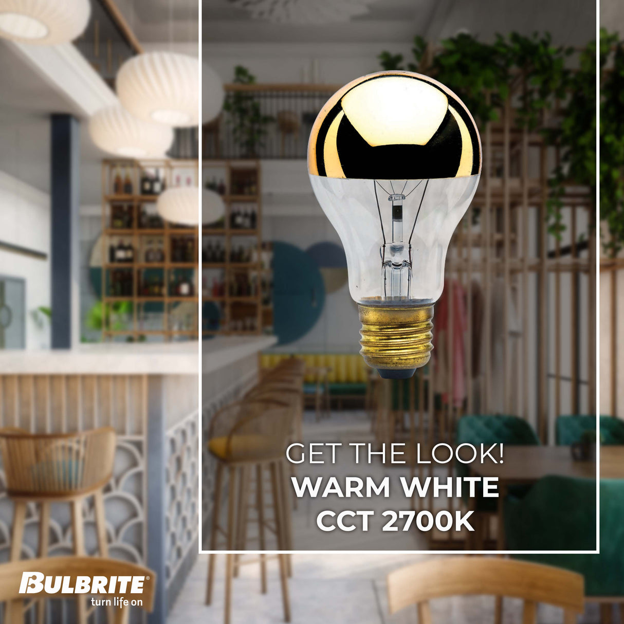 Bulbrite 862025 60W Incandescent G25 Light Bulb 2700K Dimmable E26 540 Lumens 120V 6PK