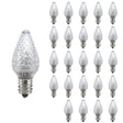 Bulbrite 862028 0.6W LED C7 CLEAR E12 120V-25PK