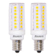 Bulbrite 862143 5W LED T6 Light Bulb 3000K Dimmable E12 550 Lumens 120V 2PK