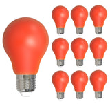Bulbrite 862312 25-Watt Equivalent Ceramic Red Color A19 Weatherproof Outdoor E26 Medium Base Flood LED Light Bulb