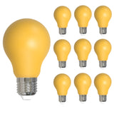 Bulbrite 862314 25-Watt Equivalent Ceramic Yellow Color A19 Weatherproof Outdoor E26 Medium Base LED Light Bulb