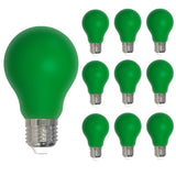 Bulbrite 862315 25-Watt Equivalent Ceramic Green Color A19 Weatherproof Outdoor E26 Medium Base LED Light Bulb