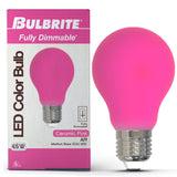 Bulbrite 862317 25-Watt Equivalent Ceramic Pink Color A19 Weatherproof Outdoor E26 Medium Base 
LED Light Bulb