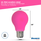 Bulbrite 862317 25-Watt Equivalent Ceramic Pink Color A19 Weatherproof Outdoor E26 Medium Base 
LED Light Bulb