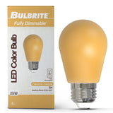 Bulbrite 862320 25-Watt Equivalent Ceramic Yellow Color S14 Weatherproof Outdoor E26 Medium Base 
LED Light Bulb