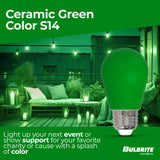 Bulbrite 862321 25-Watt Equivalent Ceramic Green Color S14 Weatherproof Outdoor E26 Medium Base 
LED Light Bulb