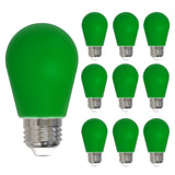 Bulbrite 862321 25-Watt Equivalent Ceramic Green Color S14 Weatherproof Outdoor E26 Medium Base 
LED Light Bulb