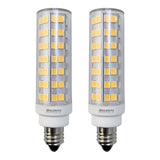 Bulbrite 862641 6.5W LED T6 Light Bulb 3000K Dimmable E11 700 Lumens 120V 2PK