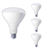 Bulbrite 862964 Bulbrite LED Filament 15 Watt Dimmable BR40 Light Bulb with Frost Glass Finish and Medium (E26) Base - 3000K (Soft White Light), 1400 Lumens-4PK