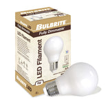 Bulbrite 862922 Bulbrite LED 9 Watt Dimmable A19 Light Bulb with a Milky Finish and a Medium Screw E26 - 3000K (Soft White Light) 1100 lumens