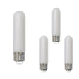 Bulbrite 862834 Bulbrite LED Filament Pack of (4) 5 Watt Dimmable 5 Inch T9 Light Bulb with Frost Glass Finish and Medium (E26) Base - 3000K (Soft White Light), 450 Lumens