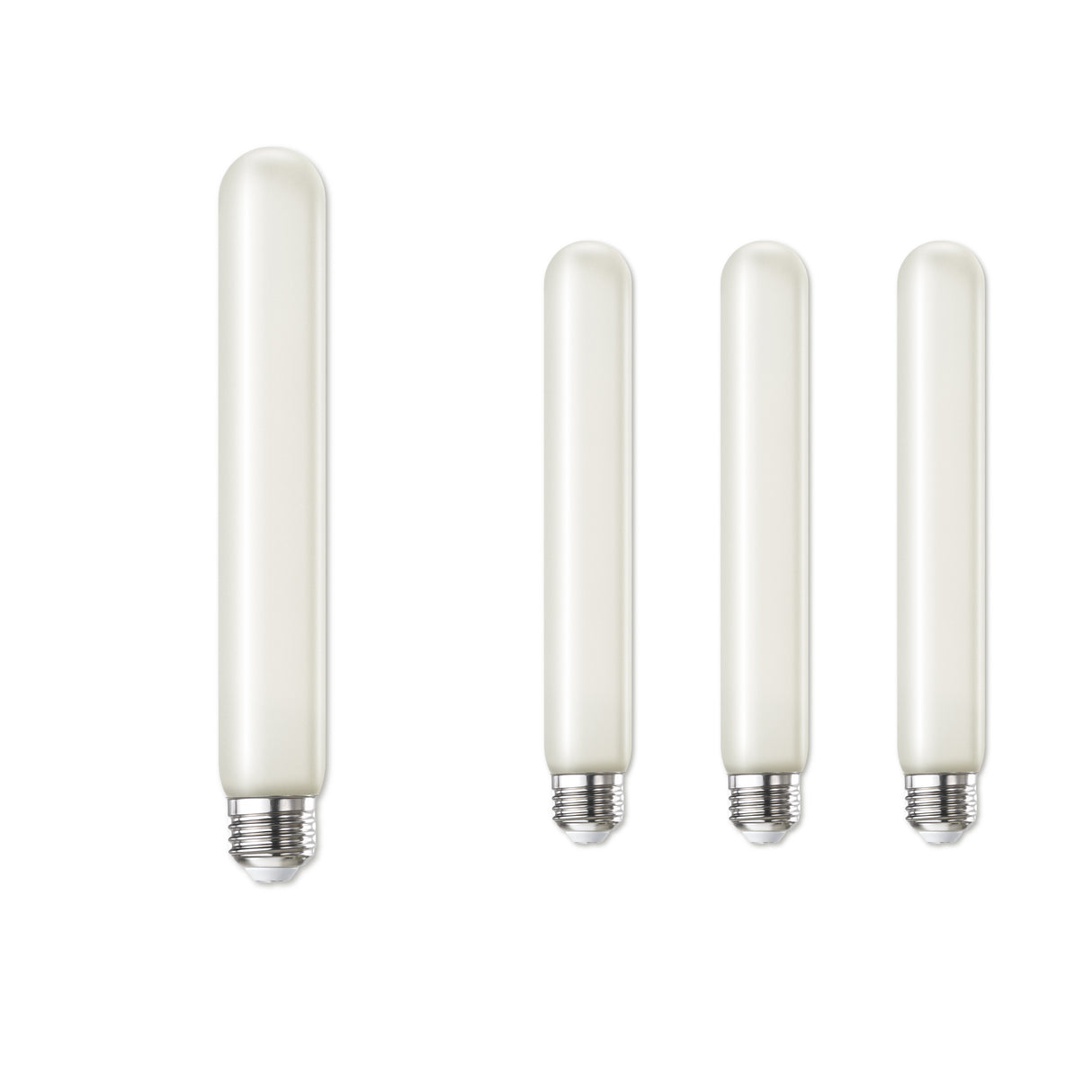 Bulbrite 862836 Bulbrite LED Filament Pack of (4) 5 Watt Dimmable 7 Inch T9 Light Bulb with Frost Glass Finish and Medium (E26) Base - 3000K (Soft White Light), 350 Lumens