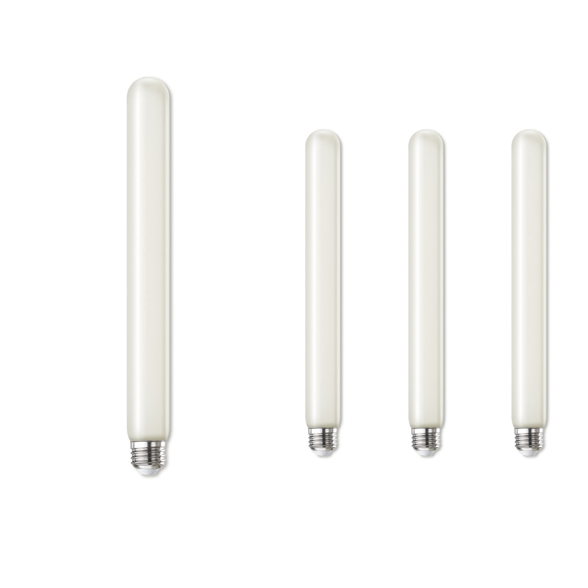 Bulbrite 862837 Bulbrite LED Filament Pack of (4) 5 Watt Dimmable 11 Inch T9 Light Bulb with Frost Glass Finish and Medium (E26) Base - 2700K (Warm White Light), 400 Lumens
