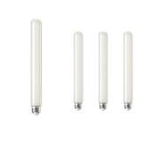 Bulbrite 862837 Bulbrite LED Filament Pack of (4) 5 Watt Dimmable 11 Inch T9 Light Bulb with Frost Glass Finish and Medium (E26) Base - 2700K (Warm White Light), 400 Lumens
