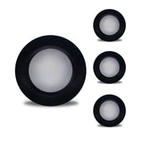Bulbrite 862900 14W LED 7" ROUND DISC LIGHT 3000K BLACK ALUMINUM WITH PIGTAIL-4PK