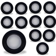 Bulbrite 862902 14W LED 7" ROUND DISC LIGHT 3000K BLACK ALUMINUM WITH PIGTAIL-12PK