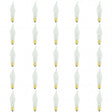 Bulbrite 863004 Bulbrite Incandescent 7.5 Watt CA5 Light Bulb with a Clear Finish and Candelabra Screw (E12) Base, 2700K (Warm White Light)