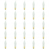 Bulbrite 863004 Bulbrite Incandescent 7.5 Watt CA5 Light Bulb with a Clear Finish and Candelabra Screw (E12) Base, 2700K (Warm White Light)