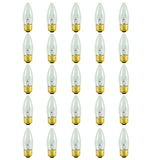 Bulbrite 863005 Bulbrite Incandescent 40 Watt B10 Light Bulb with a Clear Finish and Medium Screw (E26) Base, 2700K (Warm White Light)