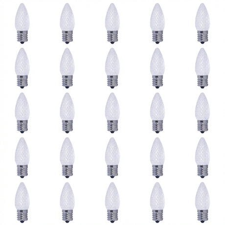 Bulbrite 863056 LED Filament 0.6 Watt C9 Light Bulb with a Clear Finish and a Intermediate E17 - 2700K (Warm White Light)  Lumens