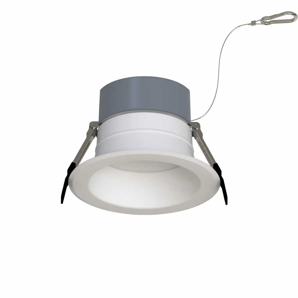 Halco 89210 CDL-4-LS-CS-WH-DDV 8W/8W/10W 4 Inch Commercial Downlight 27K/30K/35K/40K/50K 120-277V